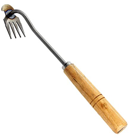 Youngwier Unkrautstecher, Unkrautentferner Mit Stiel, Manueller Unkrautjäter, Stainless Steel Unkrautjätgeräte Löwenzahnstecher, Distelstecher, Garden Harke - Traditionelles Gartenrechen Unkrautjäter