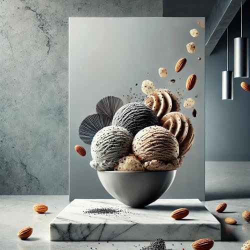 Arôme concentré de crème glacée à la pâte d'amandes et aux graines de pavot - Végétalien - Sasami - 10ml