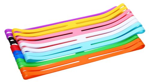 QUARKZMAN 10 stycken silikongummiband, 30 cm (12 tum) silikonband, gummiband, sorterad storlek, stor, stark, elastisk, för tryckmatlagning, kontor, pussel, brädspel