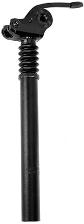Cykelsadelstöd, cykelsadelstöd för 27,2/28,6 x 300/350/400 mm, vår fjädersadelstolpe sadelstolpe av aluminiumlegering för MTB vägcykel BMX eBike (svart, 28,6 x 300 mm)