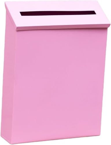 NSTVVEE Cassetta Postale da Parete, Porta giornali, Cassetta Postale Decorativa Antipioggia, Cassetta Postale in Metallo per casa, Ufficio, cancello Esterno, Decorazione (A)