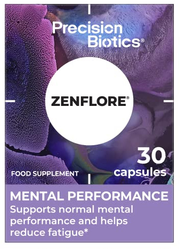 Zenflore by PrecisionBiotics - Menopause and Perimenopause - Probiotics with B Vitamins - for Mental Performance and Fatigue - Hormone Regulation for Women - 30 Capsules