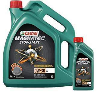 Motorenöl MAGNATEC 0W-30 C2 [6 L] von Castrol (SET15B3E56L) Öl Schmierung Motorenöl