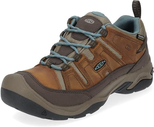 KEEN Damen Circaida Waterproof Zapatos para senderismo, Syrup/North Atlantic, 38 EU
