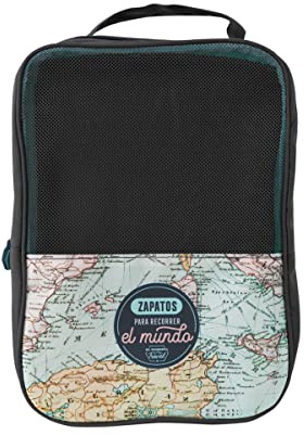 Bolsa de viaje organizadora de zapatos - Zapatos para recorrer el mundo - Mr. Wonderful, Multicolor