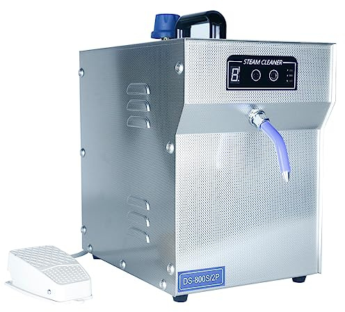 TDRSUPER 1300W Professional Jewelry Steam Cleaner 2L Stainless-Steel Jewelry Cleaning Machine for Silver & Gold High Pressure Gemstone Cleaning Steaming Machine for Jewelry Stores