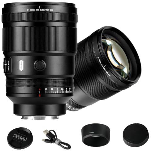 7artisans AF 135mm F1.8 teleobjektiv till L Mount | Full ram med autofokus, AF/MF, fast brännvidd, 1 000 g, två programmerbara FN-knappar, för DC-S1, S5, DC-S5