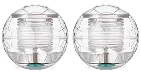 HONUTIGE Waterproof Solar Floating Lights, 2 Packs Solar Powered Color Changing Water Floating Light, Solar LED Underwater Light, Hanging Ball Light for Garden Tree Pond Pool Fish Tank Decoration