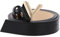 Valentino Damen Divina Gürtel, Schwarz/Gold, Large