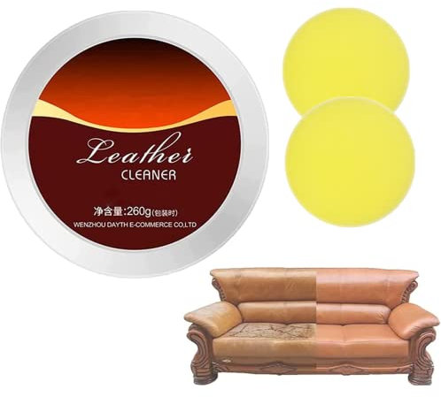 Leatherrite restauratore di pelle,260g di crema ristrutturante per balsamo ricolorante per pelle per qualsiasi colore di pelle,multiuso restauratore di pelle per divani,seggiolino auto,interni auto