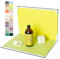 Toile de fond pour photos de petits produits photographiques : 12 pièces/24 couleurs Ensemble de fond de table en papier pour image de bijoux alimentaires – Mini kit studio photo pour vendeur en ligne