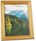 Cadre photo A4 doré pour photos, œuvres d'art ou affiches - Style baroque - Prêt à accrocher ou à poser - Crochets muraux inclus - Dos en MDF - Feuille de plexiglas incassable