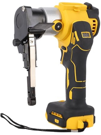Cryfokt Sladdlös Bandslipmaskin, 700W Borstlös Motor med 360 Graders Justerbar Arm och Variabel Hastighet, Batteridriven Detaljfilslip för Polering Av Trämetall och Plast