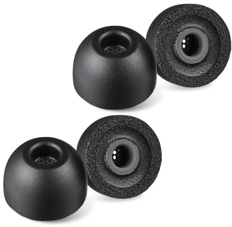 AZLA Foamax Standard (L) Schaumstoff-Ohrhörerspitzen, Memory-Schaum-Ohrstöpsel, Ohrstöpsel für kabellose Kopfhörer, Geräuschunterdrückung, Ersatzspitzen kompatibel mit Sony, Beats, Samsung, Skullcandy
