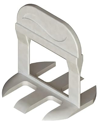 Makofix Tile Leveling System - 1mm Premium Tile Spacers, Enhanced 1mm Leveling Clips for Professional Ceramic Tile and Stone Installation, Achieve Perfectly Even Tiles with Ease (200)