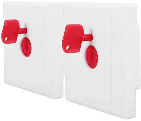 Homoyoyo 2pezzi Pulsante Di Emergenza Parete Pulsante Di Chiamata Per Anziani Dispositivo Di Chiamata Sos Per Pazienti Di Allarme Montato Parete Di Soccorso Senza Fili Per Uso e Ospedaliero