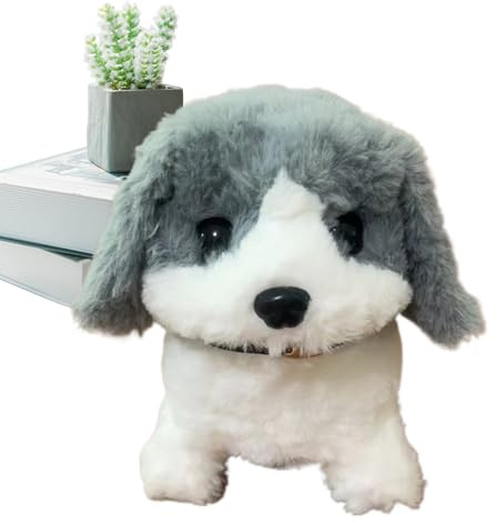Veasbuu Giocattolo elettronico per cuccioli, animale domestico elettronico, cucciolo robot, realistico, regalo per , ragazzi e ragazze, casa, compleanno, Natale e laurea