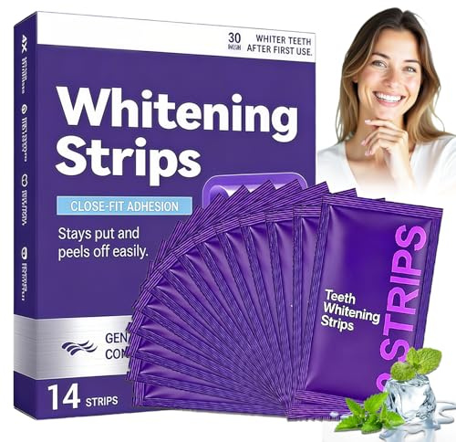 14 Piezas Tiras Blanqueadoras Dientes, Whitening Strips Dientes
