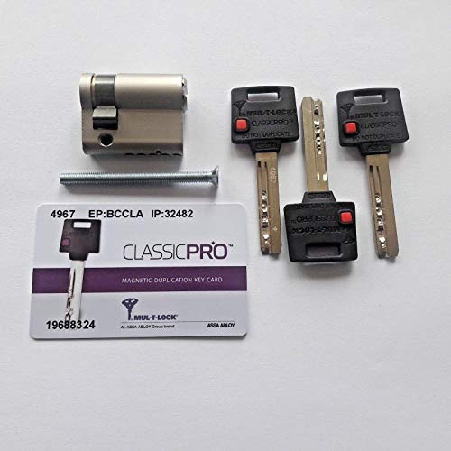 MUL-T-LOCK ClassicPro Half Cylinder/High Security Lock