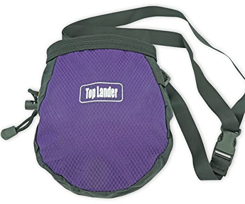 Top Lander Rock Climbing Chalk Bag with Belt and Zipper Pocket for kids Girl Climbers Gym Gymnastics Weight Lifting Hunting Bouldering Magnesium Sack