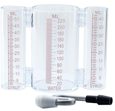 tsingseen life Soda Dispenser Syrup Separator Brix Cup 4.4 to 1 5.4 to 1 Ratio Syrup，1010859 Separator SyrupS Tube, Uf1/Sf1