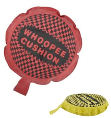 Dubbulon Joke Ragging Jouet Coussin Péteur Whoopee Cushion Autogonflant Blague Astuce Jouet, Fart Pad Éponge Whoopee Coussin, Prout Petteur Whopee Cushion - 1PC Couleur Aléatoire