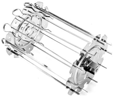 BridgePro Stainless Steel Rotating Rotisserie Kebab Skewer - 30L Airfryer