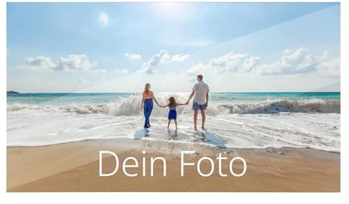 WANDURLAUB - Dein Bild auf Acryl - Basic Edition XXL - 100x60 cm Acrylglas mit eigenem Foto bedrucken - Brillanter Druck auf rahmenlosem Acryl inkl. Wandhalterung - Ultra HD Druck - Made in Germany