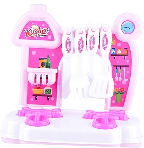 BESTonZON Kinderküchenspielzeug Mädchenspielzeug Mädchenspielzeug Küchenspielzeug Kinderküchenspielzeug Spielhausspielzeug Rosa