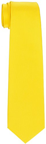 Retreez Ragazzi Tessuti tinta unita Cravatta - 8-10 anni, giallo., 8-10 anni