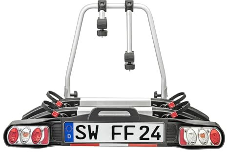 Finest Folia DIN-zertifizierte Kfz-Kennzeichen Standardgröße 520x110mm passend für Auto Fahrradträger Anhänger offizielle Nummernschilder Wunschkennzeichen (06 Kennzeichen Fahrradträger)