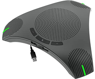 Matosio Octopus konferenzlautsprecher mit mikrofon, USB Lautsprecher und omnidirektionales Mikrofon, kristallklarer Klang, Plug-and-Play, für Besprechungsräume oder Home Office