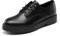 DREAM PAIRS Damen Klassische Oxford Schnürhalbschuhe, komfortabel Businessschuhe für FrauenSchwarz/pu SDOX2202W-E Größe 39 (EUR)