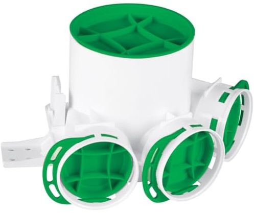 SYSTERM Scatola di giunzione/Plenum Box DN125-3x75, accessorio per recupero, ventilazione, riscaldamento, HVAC, sistema HVC, recupero del calore, ventilazione, scatola di distribuzione, impianto di