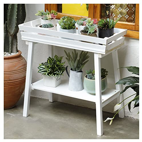 asdchZen Panca da Giardinaggio per Balcone da Giardino Tavolo da Invasatura Tavolo da Giardino per Piantare All'Aperto Banco da Lavoro (74X32X68 Cm)