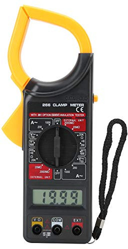 Acouto Digital Clamp Meter Handheld Ammeter Voltmeter Electronic Multimeter Measu Tool DT?266 and Good Great Meet This Product Adopts Digital LCD Design, the Maximum Display Value Is