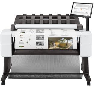 HP DesignJet T2600 36 Postscript Multifunction Printer – Large Format Plotter, Scanner & Copier, 36-Inch Wide Printing, CAD/GIS/AEC Precision, Wireless, Mobile & Network Ready (Renewed)