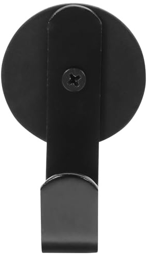 BESPORTBLE Cintre Magnétique Noir en Fer pour Couronne de Porte, Simple
