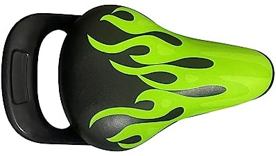 Ronyme Kids Bike Saddle Bike Replacement Saddle PU Leather Child Soft Cushion Bike Seat for Kids Bike Accessories, Green