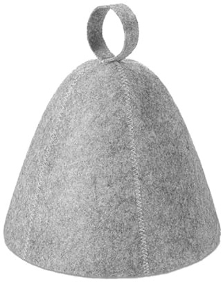 Thick Felt Sauna Hat, Anti-Heat Shower Cap & Hair Turban, Quick Dry Bathroom Sauna Accessory for Hair Protection(Black)