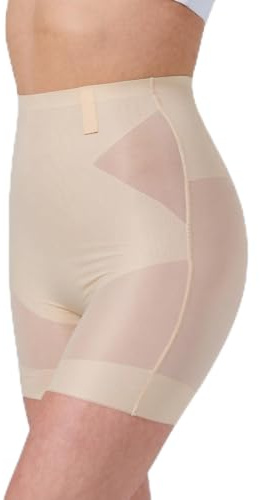 HOAYA Culotte Gainante Femme Taille Haute sans Couture, Couleur Chair, Culotte Sculptante Invisible, Effet Ventre Plat, Lifting des Fesses, Anti-Roulis, Tissu Respirant Seconde Peau