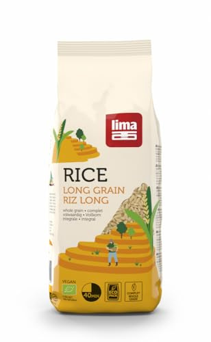 Lima Arroz orgánico integral de grano largo (2 x 1 kg)