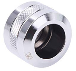 Alphacool istapp PRO 16mm HardTube Fitting G1/4 - Chrome WAKÜ anslutning
