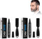 2 Piezas Beard Pen Filler para Hombres, Kit de Bolígrafo de Relleno para Barba, Relleno de Lápiz de Barba para Hombres con Cepillo, Kit de Bolígrafo Relleno de Barba, Impermeable y Duradero, Marrón