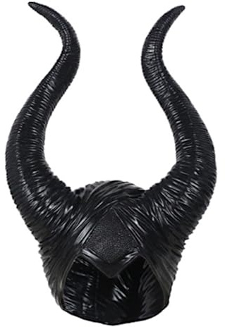 VersusModa Strega Maligna Corna Carnevale Copricapo Nero Woman Hat Cosplay MLFHEAD2