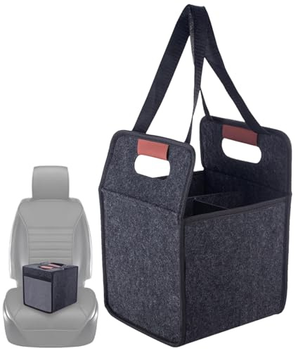 Monozoz Drink Carrier with Handle - Portable Drink Carrier Cup Holder,Foldable Beverage Tote Bag Organizer for Daily Commute Takeaway Car Cruise Grocery Party Food Delivery Outdoor Travel