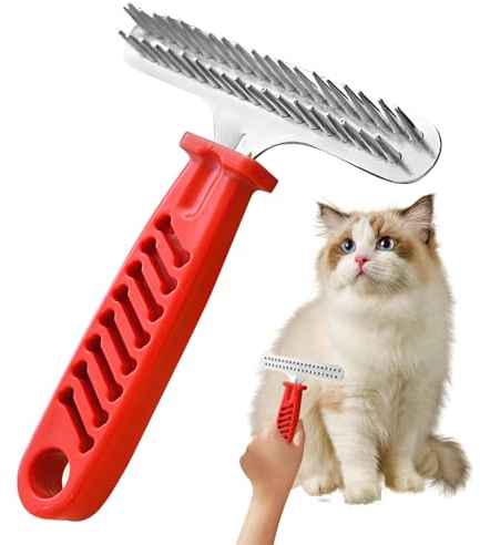Peigne Démêlant pour Chiens,Outil de Démêlage du Sous-Poil | Brosse Sous-Poil et Désépaississant pour Chien,Pour Maison Voyage Déplacements Vacances Sortie Appartement