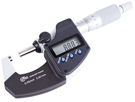 WANWEN Digimatic Bügelmessschraube Messbereich 0-1 Zoll 0-25,4 mm 293-340-30 MDC-1 PX Digitale Bügelmessschraube IP65 Genauigkeit ±0,00005 Zoll Little Surprise