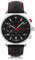 Audi Collection Chronograph Carbon Sport Armbanduhr Leder Uhr Herren, schwarz/Silber/rot 3102200600