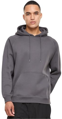 Urban Classics Blank Hoody Männer Kapuzenpullover dunkelgrau L 65% Baumwolle, 35% Polyester Basics